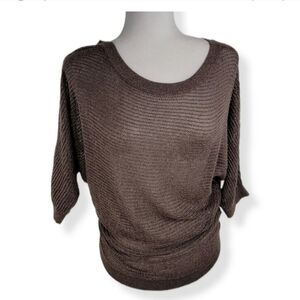 COPY - Express loose knit Brown Tunic Medium